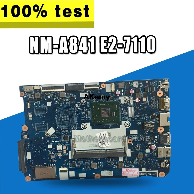 

CG521 NM-A841 motherboard for Lenovo 110-15ACL notebook motherboard CPU E2-7110 DDR3 100% test work