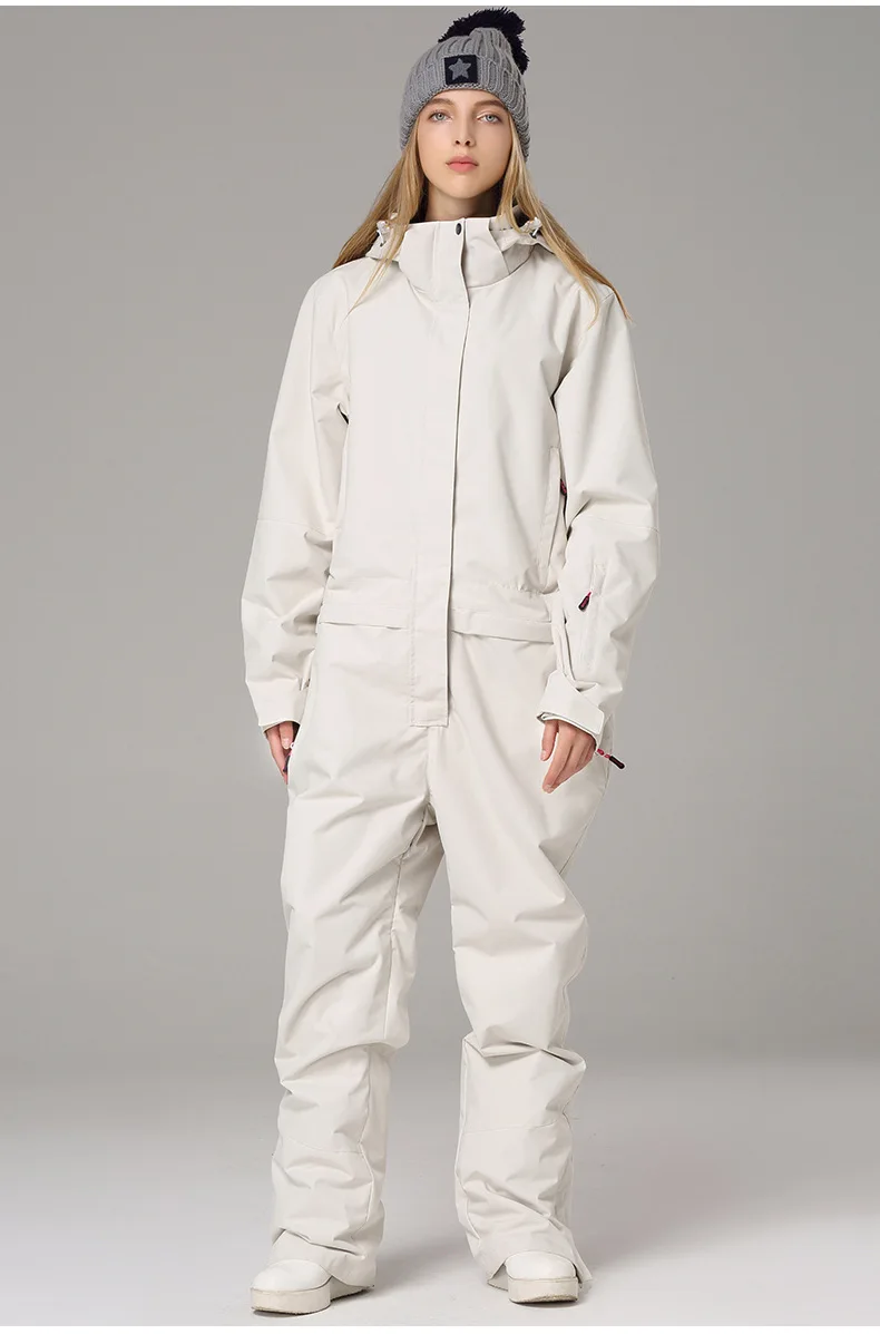 Waterproof Hooded Men's Jumpsuits Sport Female Snow Overalls Women's Winter Outdoor Wear Snowboard Man Skiing Suits