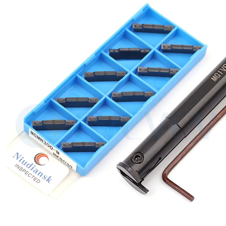 MGIVR MGIVL 2925 3125-3 CNC Lathe Groove Cutting Tool Holder +10Pcs MGGN200-G Carbide Blade Machine Tools High Hardness Seismic |