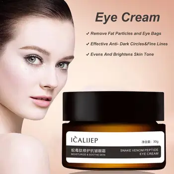 

Eye Cream Remove Eye Bags Dark Circle Anti-Aging Anti-Puffiness Firming Moisturizing Eye Pouch Snake Creams U8V2