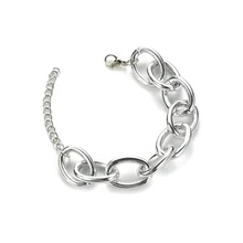 Модные браслеты-цепочки для женщин, панк-рок, серебряные массивные браслеты, трендовые готические Винтажные Ювелирные изделия, подарок