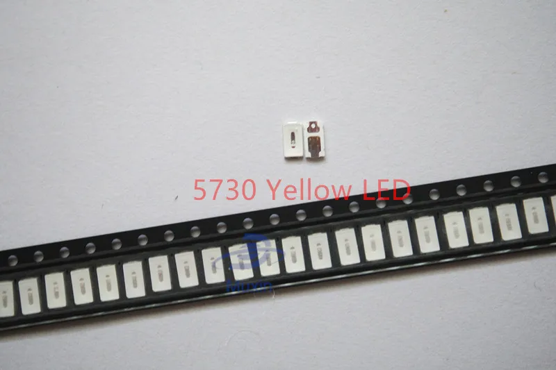 SMD Chip 5730 5630 светодиодный 200 шт. желтый поверхностный монтаж 0 2 Вт 60ма DC в светильник