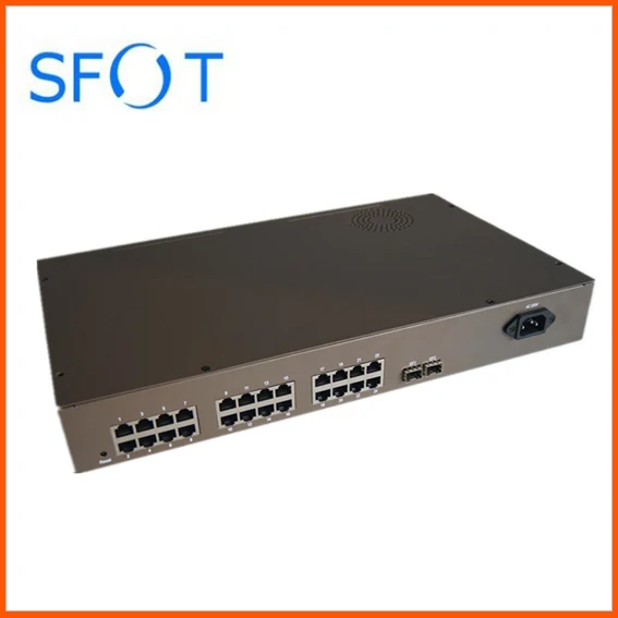Переключатель POE, portas 1000 M POE+ 2 24 порта uplink 1000 M
