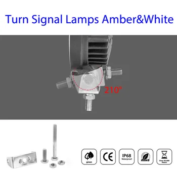 

40000LM LED Work Lights 6000K DC 9-32V Waterproof Dustproof Set Truck Boat