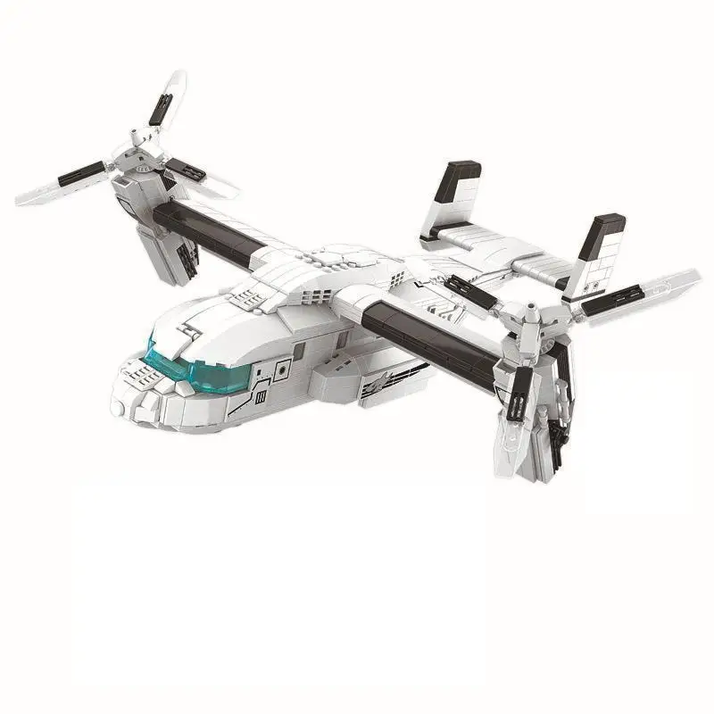 

8029 1014pcs Osprey Helicopter Building Blocks Set DIY Educational Bricks Toys for Children Funny Toys