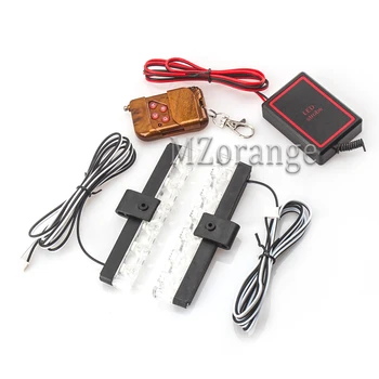 

2x6 LED Ambulance Police Light Car-styling Wireless Remote Controll Flasher Car Strobe Warning Emergency External Police Lights