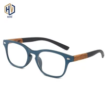 MOLNIYA квадратная имитация дерева пластиковые очки для чтения женщин и мужчин увеличительные очки для пресбиопии+ 1,0 до+ 4,0 унисекс