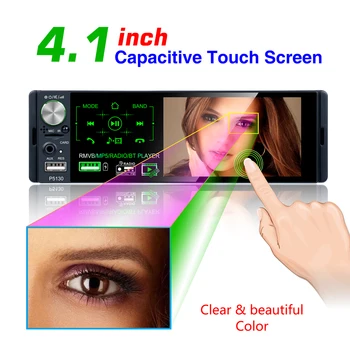 

1din 4.1 inch MP5 player Bluetooth car USB MP5 stereo AM FM radio support steering wheel control car radio