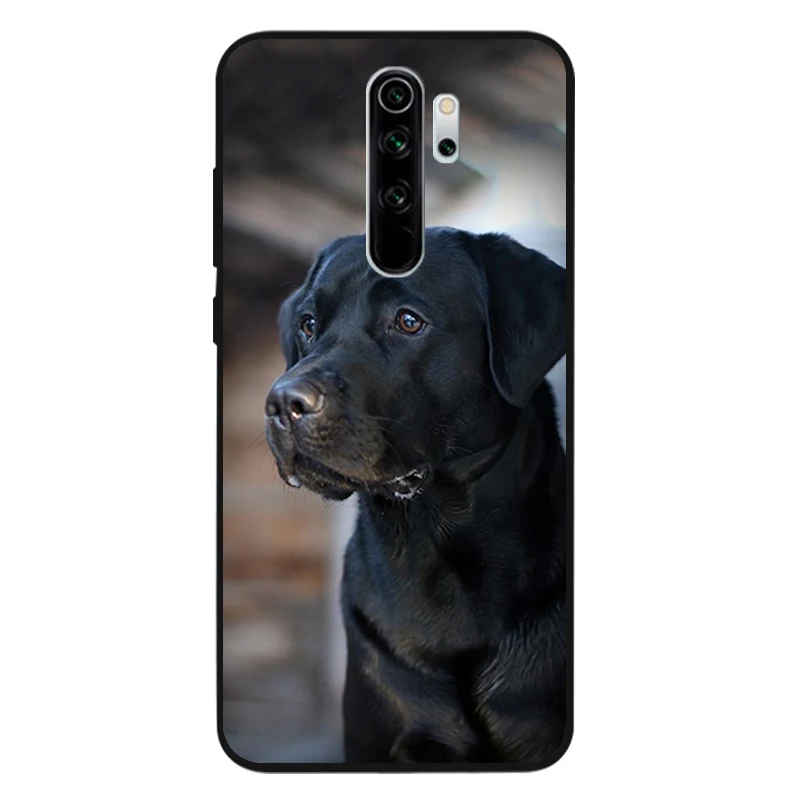 Labrador Dog black Phone Case For Xiaomi Redmi note 9 8 7 6 5 4 Pro S for redmi 4A 4X 5 Plus 5A 7A Cover xiaomi leather case design