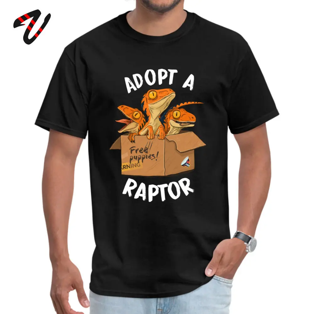 Party Short Sleeve Tees Summer/Fall O-Neck All Cotton Men T-shirts Adoptaraptor Party T Shirt Discount Wholesale Adopt_a_raptor_1929 black