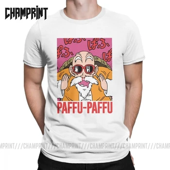 

Master Roshi Paffu Paffu Dragon Ball Z T-Shirt Men Cotton T Shirt Super Saiyan Vegeta Dbz Anime Harajuku Short Sleeve Tee Shirt