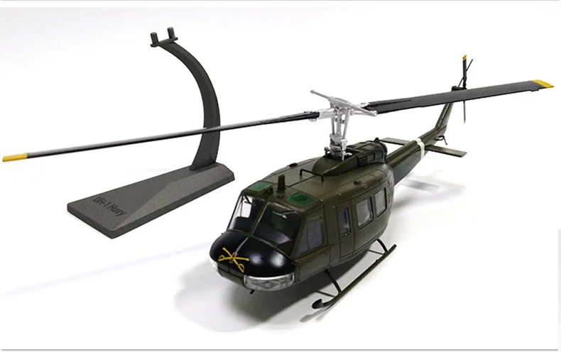 1:48 Diecast Military Plane Toy American Bell UH-1 Huey Aircraft Model Toys 