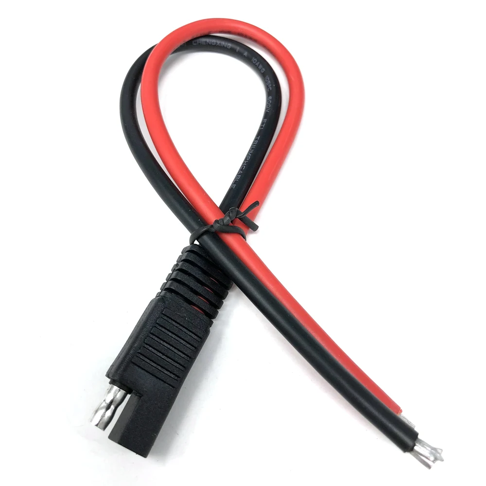 DIY 10AWG SAE к SAE удлинитель DC мощность Автомобильный кабель-удлинитель панели солнечных батарей вилка SAE