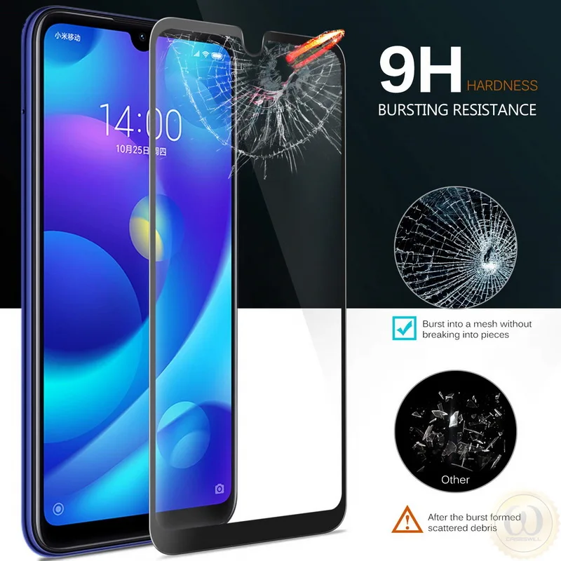 9H Защитная пленка для экрана из закаленного стекла чехол Xiaomi 7 8 8T 6 Pro 8A 7A 6A 5 Mi Note 10 9