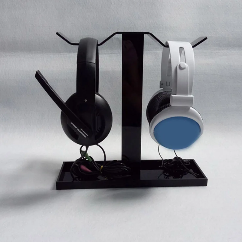 Hot Sale Headphone Stand Acrylic Dual Balance Headset Stand Gaming Headset Holder Mount