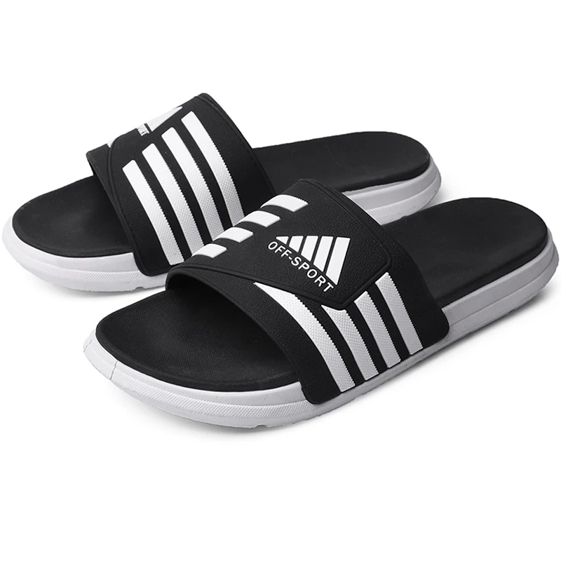 Male Sandals Slippers-Shoes Non-Slip Thick-Sole Slides Mens Summer Brand High-Quality