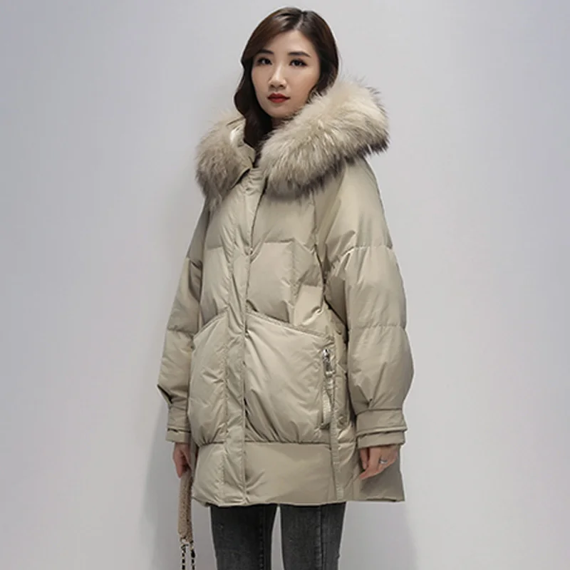 Wixra Winter Jacket With Belt Women's High Quality