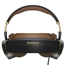 Royole RY0102 Moon 3D VR очки 800 дюймов изогнутый экран наушники с шумоподавлением 6000 мАч аккумулятор складные 3D VR очки для фильмов