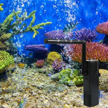 

Aquarium Fish Tank Submersible Filter Internal Water Spray Flow Pump Multi-capacity optional Oxygen Tools 3W/4W/8W/22W