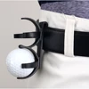 10 Pcs Golf Clip Rotate and Foldable 2 Balls Golf Ball Holder Pick-up Clip Golfing Sports Accessory Hung on the Waist Belt