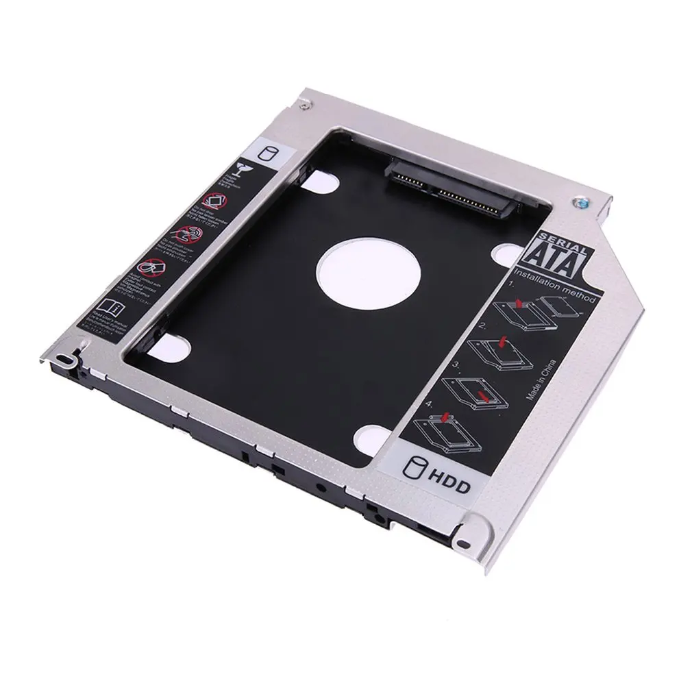 Ноутбук Pc Cd драйвер слот Hdd Ssd держатель кронштейн пластиковый Sata жесткий диск Оптический отсек с отверткой