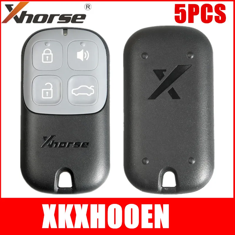 5 шт./лот Xhorse VVDI2 XKXH00EN проводной универсальный пульт дистанционного управления с 4