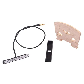 

Pack of 3 Durable Premium PKP18 Violin Bridge Violin Pickup Seat Set Violin Supplies