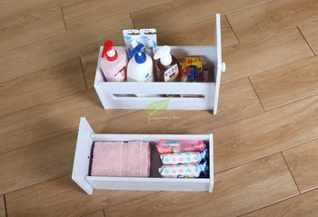 

Toilet side cabinet side cabinet toilet storage rack dust rack floor angle cabinet clip narrow cabinet low