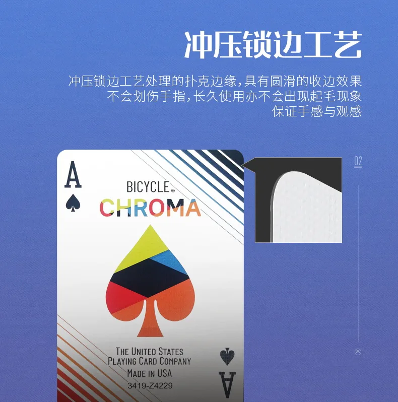 Велосипед Chroma колода игральных карт Cardistry покер USPCC ограниченный выпуск