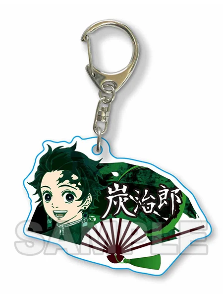 03 Аниме Demon Slayer: Kimetsu no Yaiba Tanjirou Nezuko Tomioka Giyuu косплей брелок акриловая фигура мультфильм кулон подарок - Цвет: 03