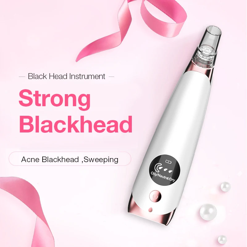 

MUKASI Blackhead Remover Face Deep Pore Cleaner Acne Pimple Removal Vacuum Suction Facial SPA Diamond Beauty Care Tool Skin Care
