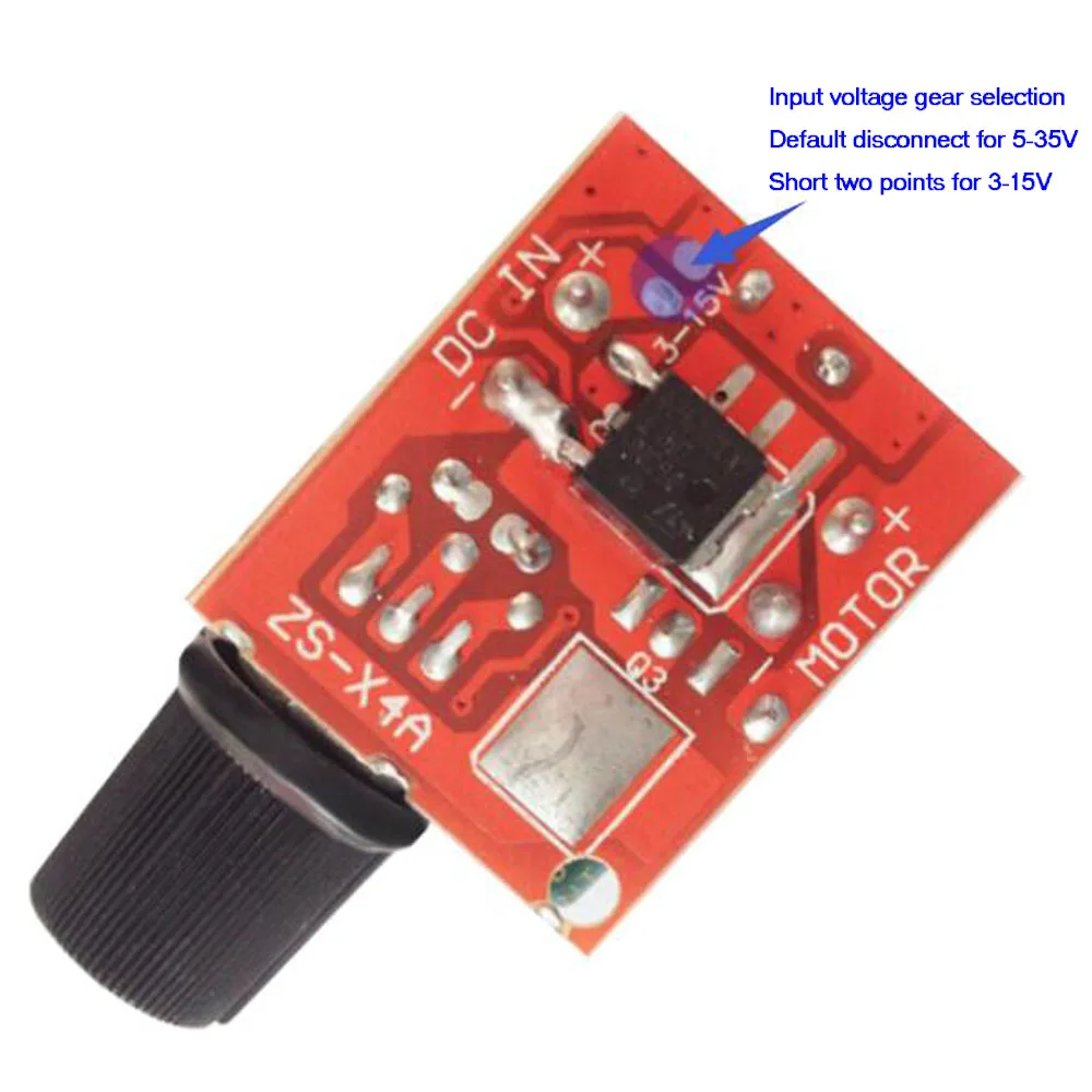 2 Regolatori PWM DC 3-35V 5A - Controllo Velocità Motori E Dimmer LED, Mini Dimensioni - Foto 5