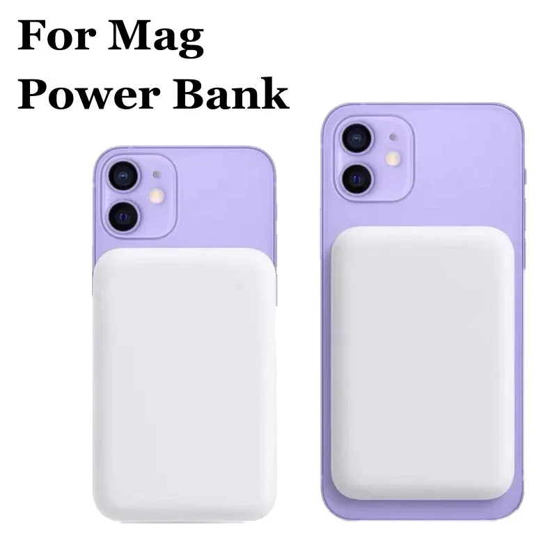 Беспроводное магнитное портативное зарядное устройство 5000 мАч 1:1 для iphone 13promax Mag