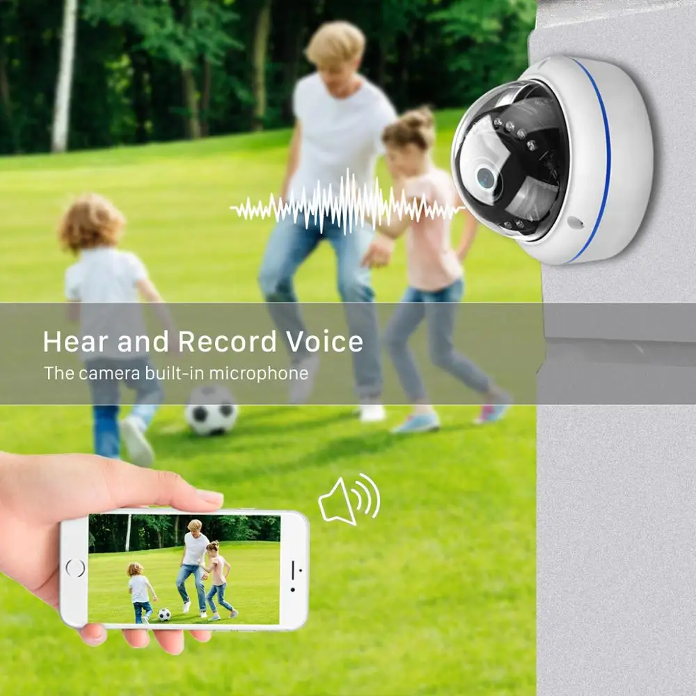 IP камера BESDER беспроводная 2 Мп FHD 1080P Wi Fi 64 ГБ TF карта|Камеры видеонаблюдения| |