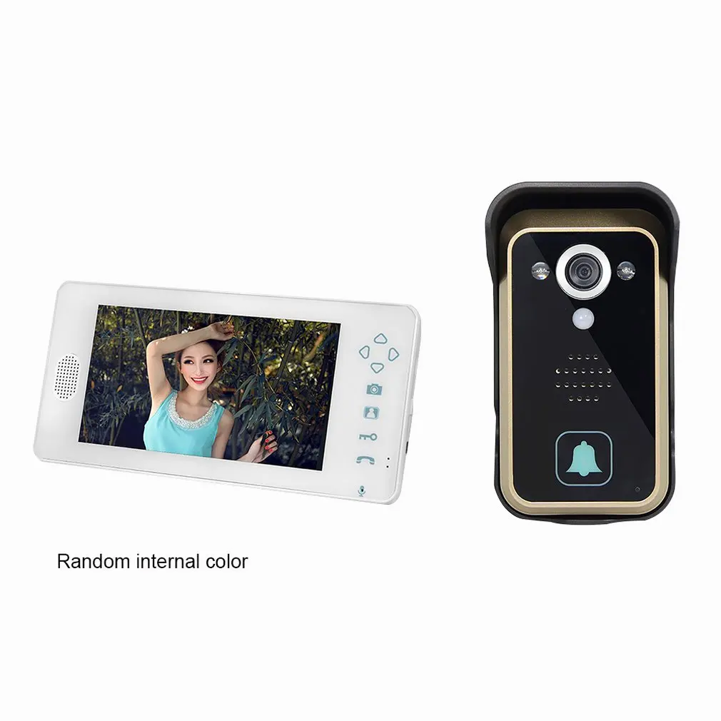 

7 inch Wireless Doorbell Video Door Phone Intercom System HD Digital Camera Night Vision Home Security Monitor for Building