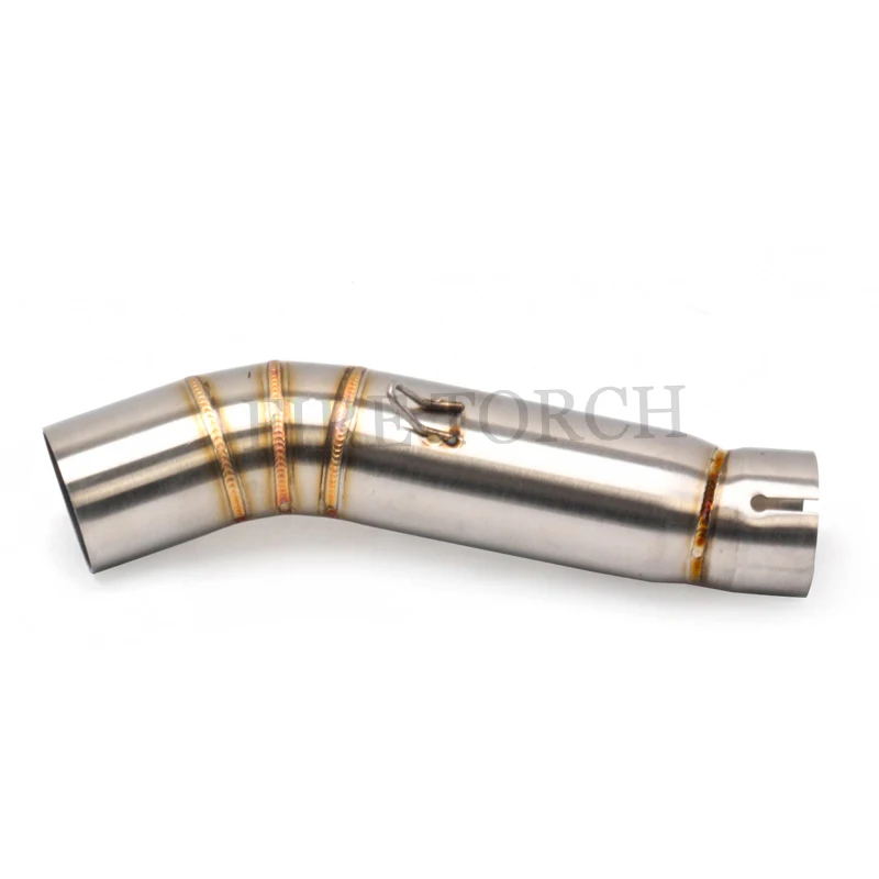 Slip On For Yamaha Tenere700 Motorcycle Exhaust Muffled Silencer Escape Modified Stainless Steel Connection Middle Link Pipe