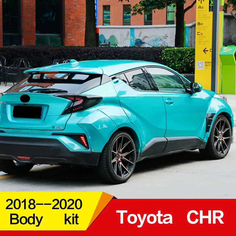 Подходит для Toyota CHR, обвес, крыло,,, год, Воздухозаборники, вентиляционная крышка, автомобильный рефитт, широкий корпус, аксессуары