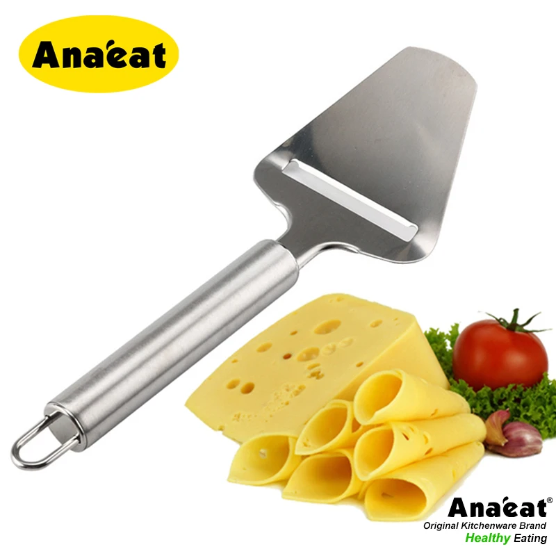 

ANAEAT 1PC Stainless Steel Cheese Peeler Cheese Slicer Cutter Butter Slice Cutting Knife Kitchen Cooking Cheese Tools