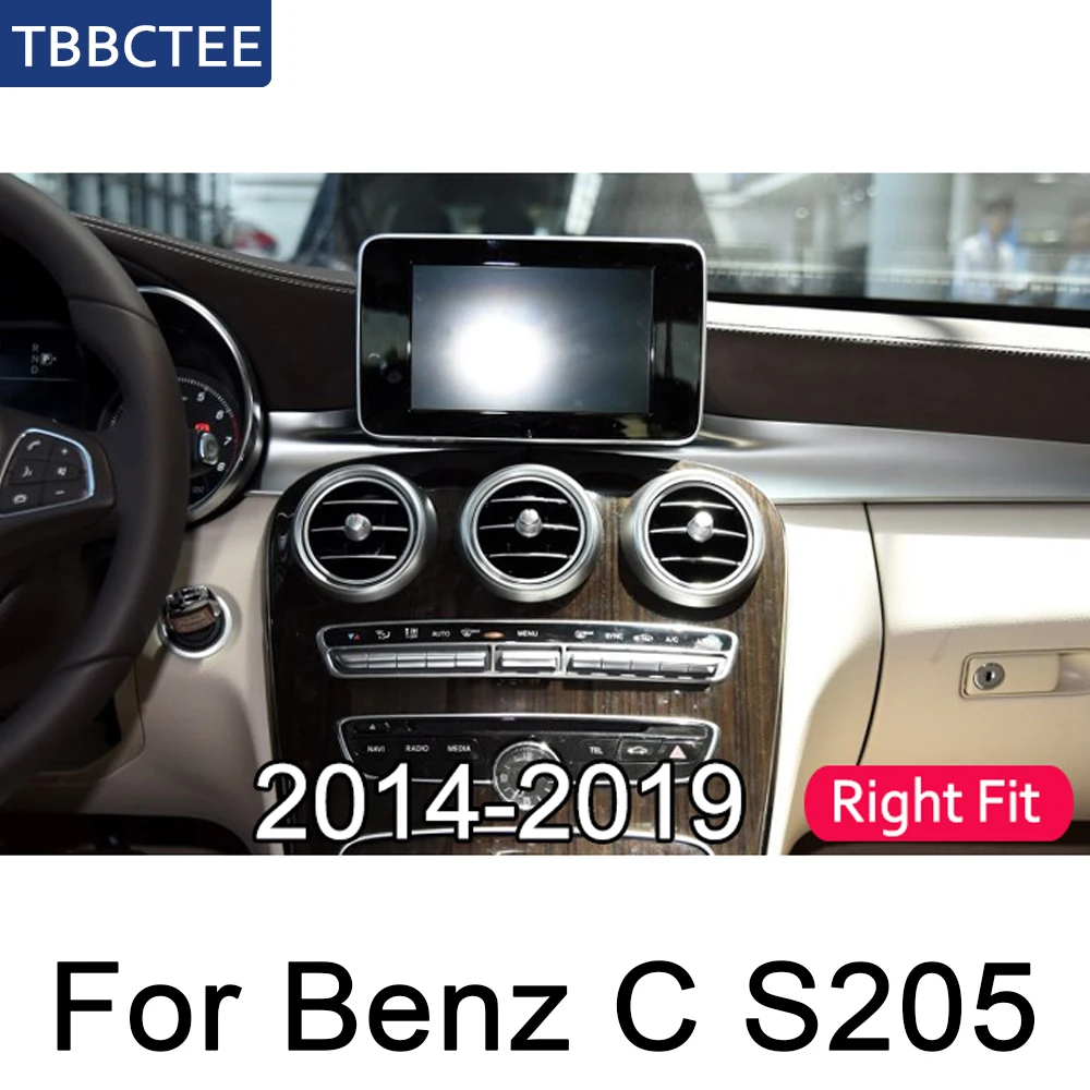 Для Mercedes Benz C Class S205- автомобильная система Android 1080P ips ЖК-экран Автомобильный Радио плеер gps Навигация BT WiFi AUX