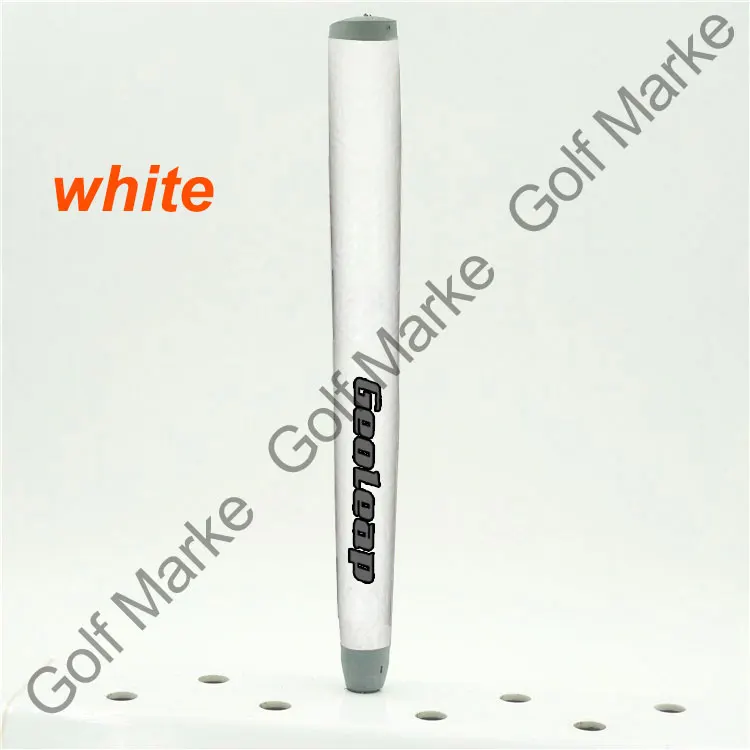 white Камер* 7 цветов на выбор среднего размера Custom Shop Golf Pu Putter Grip - Цвет: white