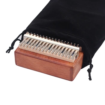 

Traditional Wooden 17 Key Kalimba Thumb Piano w/ Tuning Tool Storage Bag
