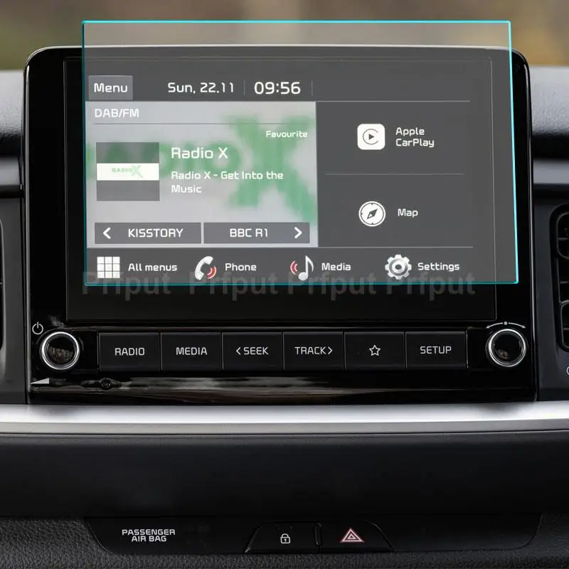 Закаленное стекло для Kia Stonic 2021 2022 8 дюймов Автомобильная Мультимедийная система