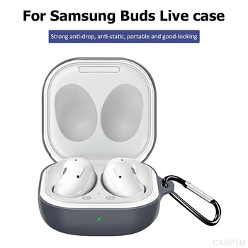

Luxury Silicone Wireless Headset Earphone Cover Cases For Samsung Galaxy Buds Live 2020 Shockproof Soft Protective Earphone Case