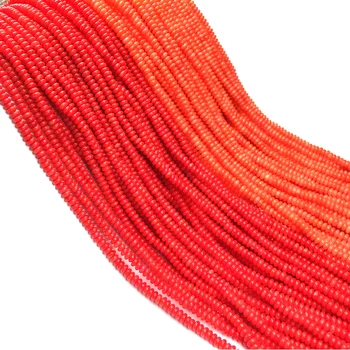

Natural Stone coral Punch beads Round shape loose beads isolation bead for Jewelry Making DIY for bracelet necklace Accessories
