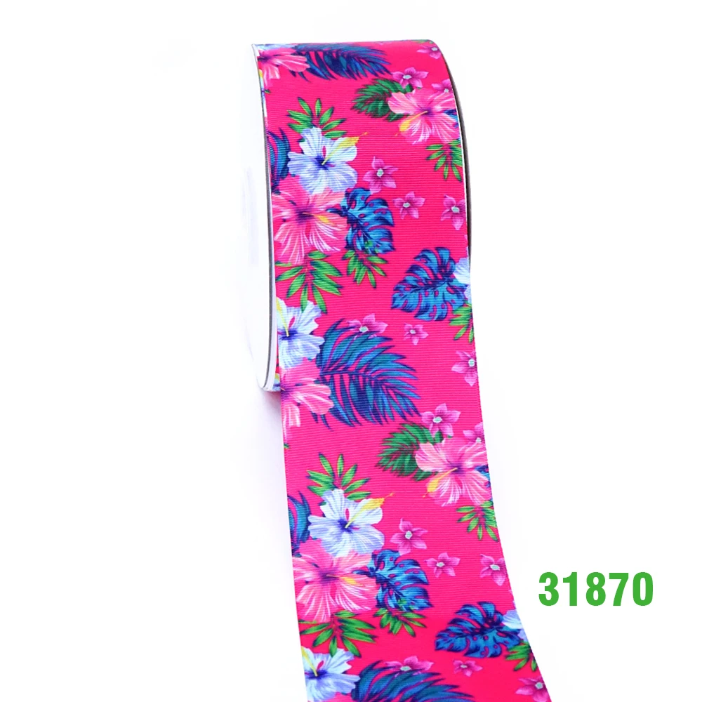 31870 50 ярдов в размер мультфильм ленты напечатанные grosgrain ленты 31868 - Цвет: 31870