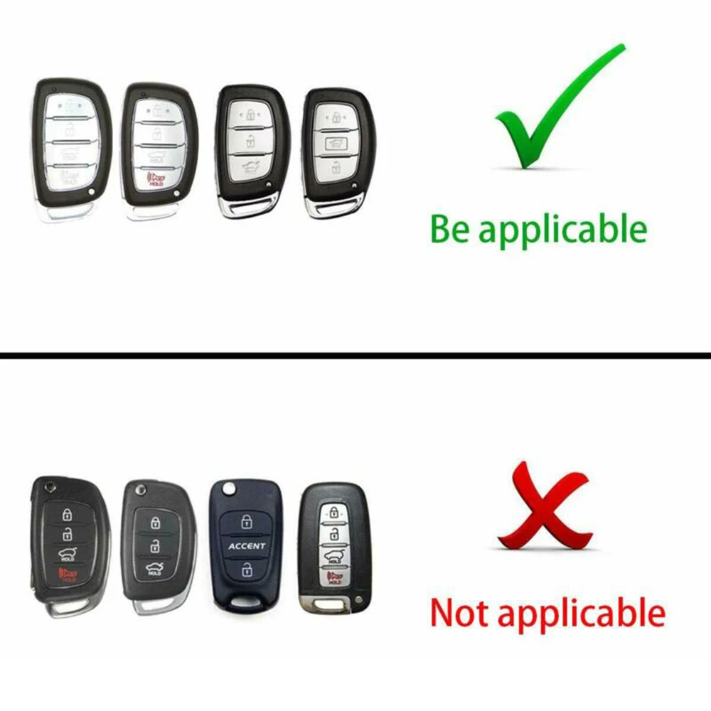 Чехол для ключей автомобиля для hyundai Sonata Elantra Tucson Ant Scartch Smart Remote