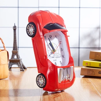 

Mute Time Alarm Clock Creative Personality Characteristics Gift Car Home Decoration Student Children Get Up Bedroom Car Model