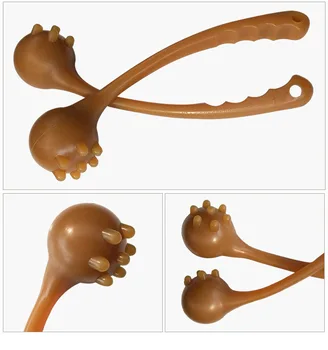 

Massage Hammer Health Care Shot Points Beat Stick Hammer Plate Cervical Chuibei Double Impact Environmental Protection Material