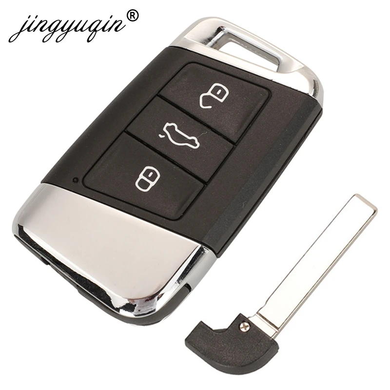 jingyuqin-Smart-Remote-Key-3-pulsanti-315Mhz-434MHz-FOB-per-Volkswagen-VW-Magotan-B8-Superb-A7.jpg Keyforkess Smart Remote Key 3 pulsanti 315Mhz / 434MHz FOB per Volkswagen VW Magotan B8 Superb A7 Passat Variant 2015-2019 Sostituzione - jingyuqin Smart Remote Key 3 pulsanti 315Mhz 434MHz FOB per Volkswagen VW Magotan B8 Superb A7
