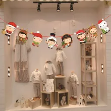 Рождественские украшения, наклейки на окна, рождественские украшения для дома, рождественские украшения, Счастливого Рождества, с Новым годом, Navidad Natal